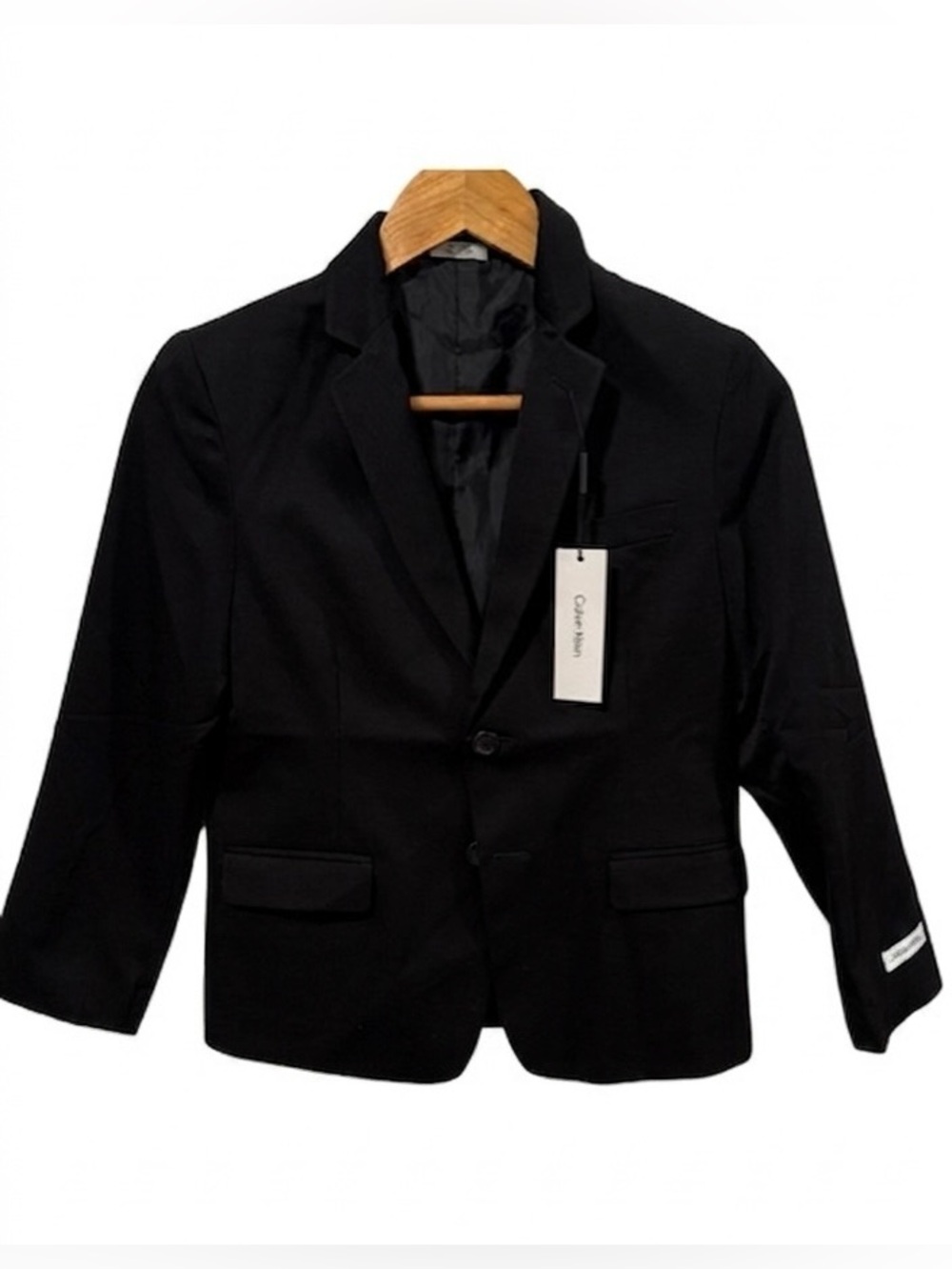 Calvin Klein Boy’s Classic Black Suit Coat Size 10 Husky